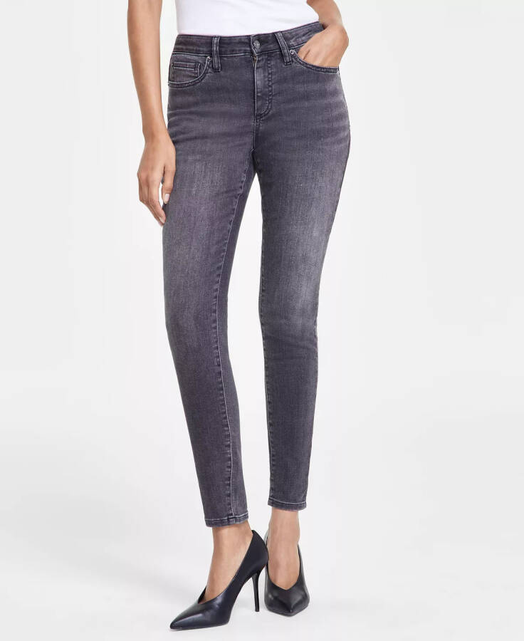 Women's Mid Rise Skinny Jeans, Created for Modazone Dk Indigo - 13