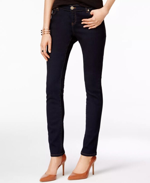 Women's Mid Rise Skinny Jeans, Created for Modazone Dk Indigo - 1