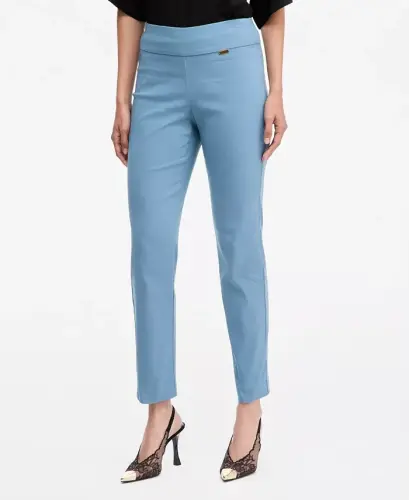 Women's Mid-Rise Skinny Pants, Regular & Short Lengths, Created for Modazone - Blue Ash - 1