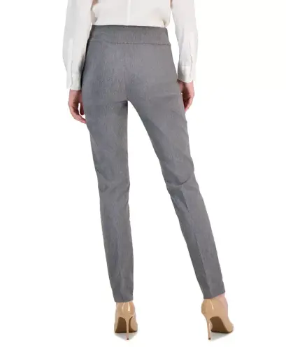 Women's Mid-Rise Skinny Pants, Regular & Short Lengths, Created for Modazone-Medium Heather Grey - 4