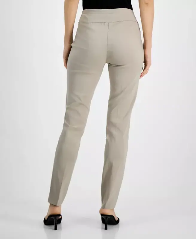 Women's Mid-Rise Skinny Pants, Regular & Short Lengths, Created for Modazone-Summer Straw - 2