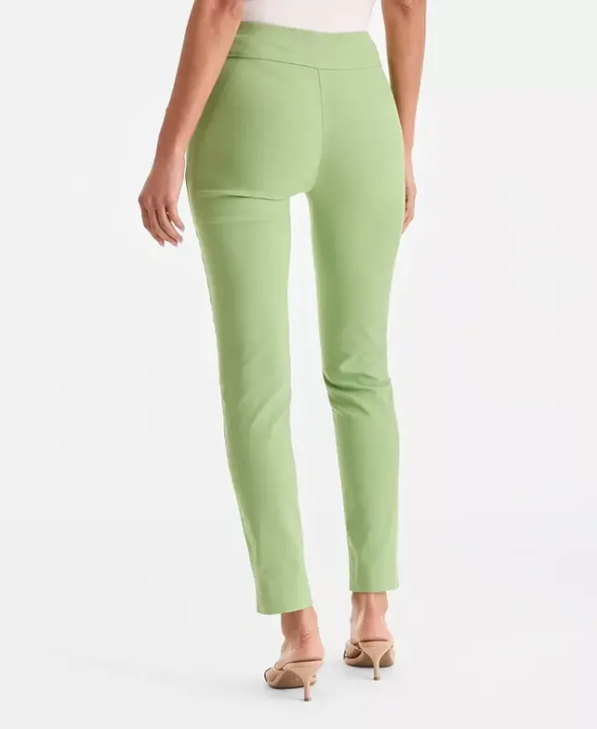 Women's Mid-Rise Skinny Pants, Regular & Short Lengths, Created for Modazone - Sweet Pea - 2