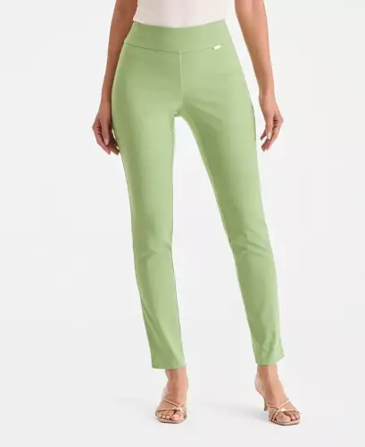 Women's Mid-Rise Skinny Pants, Regular & Short Lengths, Created for Modazone - Sweet Pea 