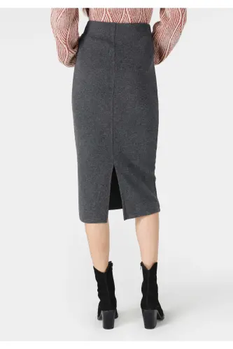 Women's midi skirt, slim fit, anthracite - COLIN'S (1)