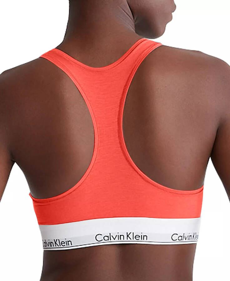 Women's Modern Cotton Bralette F3785 Calypso Coral - 2