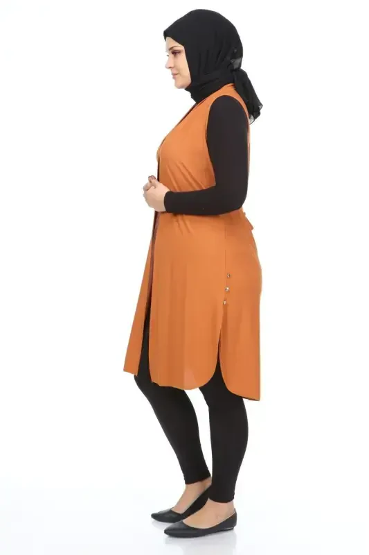 Women's Modest Clothing Plus Size Summer Mother Vest - TABA - 2