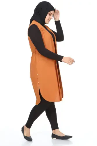 Women's Modest Clothing Plus Size Summer Mother Vest - TABA - 3