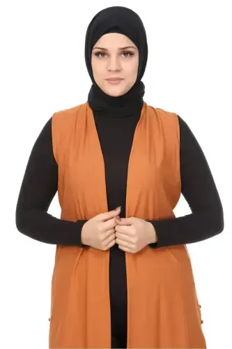 Women's Modest Clothing Plus Size Summer Mother Vest - TABA - 4