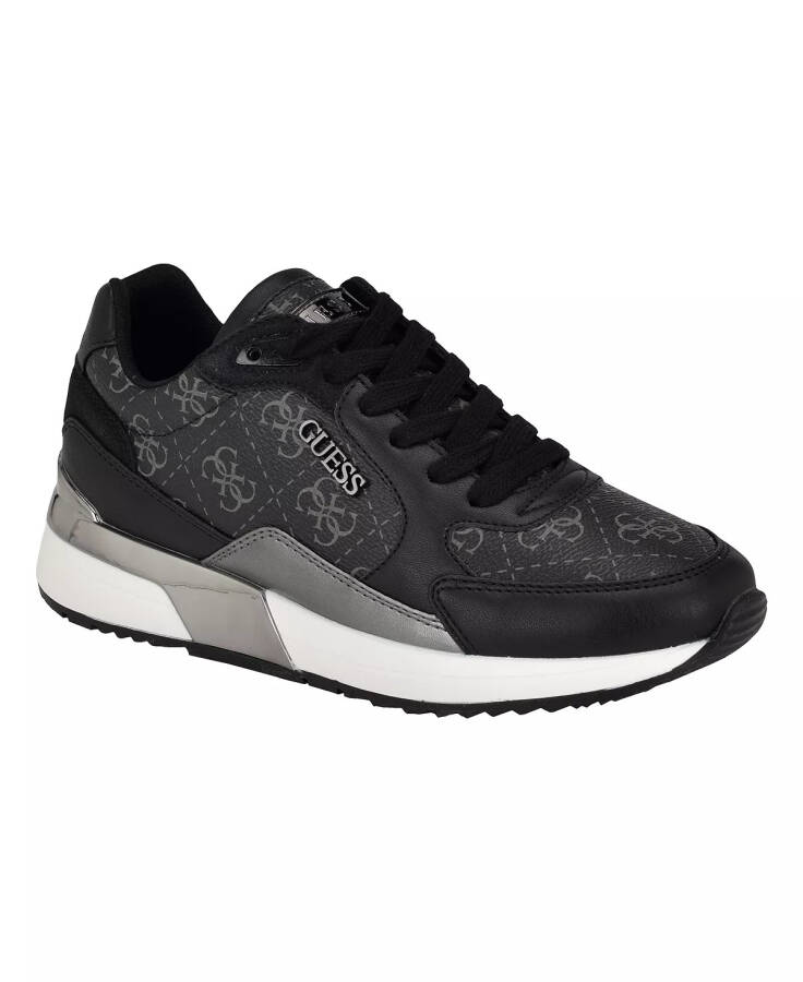 Women's Moxea Quattro G Logo Lace-Up Jogger Sneakers-Black Logo - 1