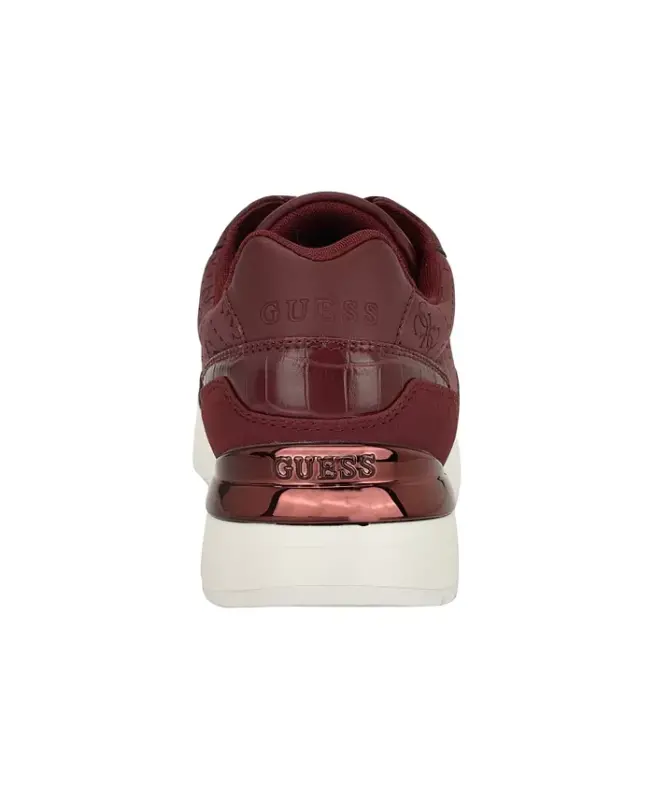 Women's Moxea Quattro G Logo Lace-Up Joggers - Dark Red Logo Nubuck - 3