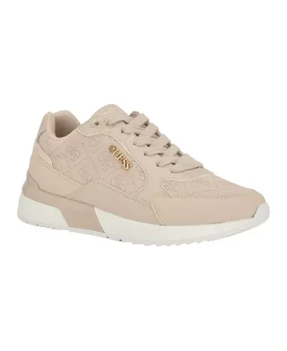 Women's Moxea Quattro G Logo Lace-Up Joggers - Ivory Logo Nubuck 