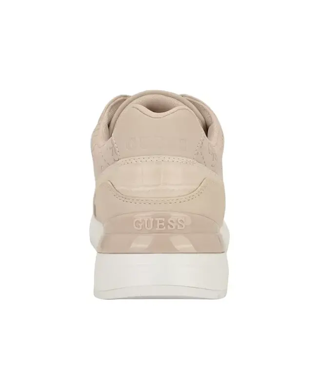 Women's Moxea Quattro G Logo Lace-Up Joggers - Ivory Logo Nubuck - 3