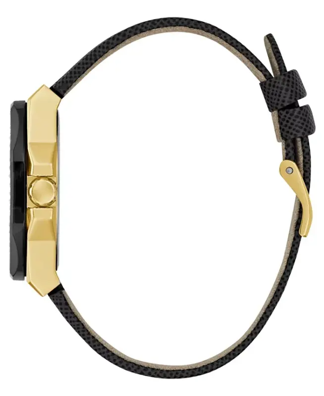 Women's Multi-Function Black Leather Watch 36mm - 2