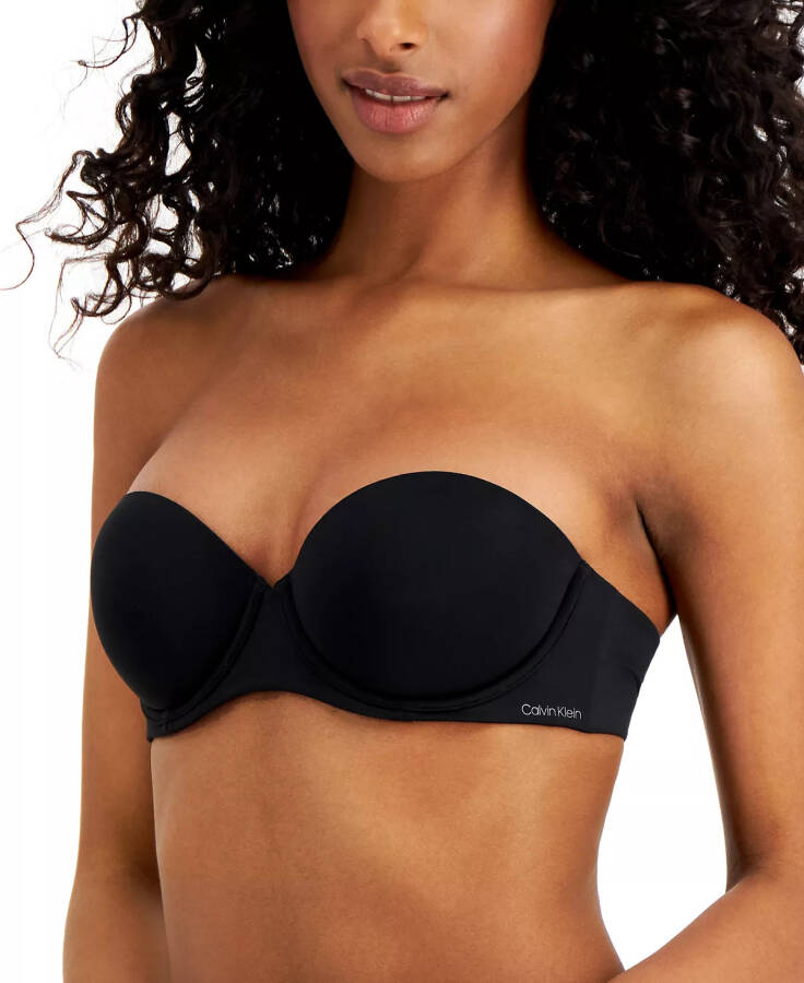 Women's Naked Glamour Strapless Push-Up Bra QF5677 Black - 1