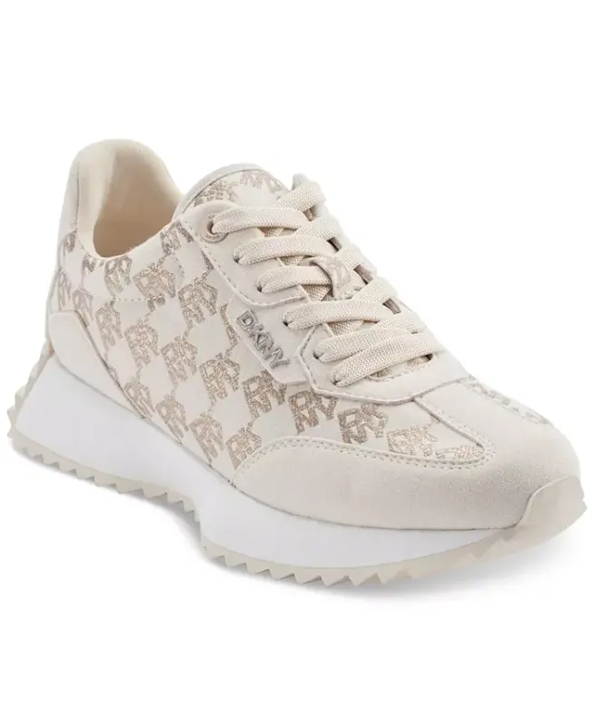 Women's Naples Checkered Running Sneakers - 1