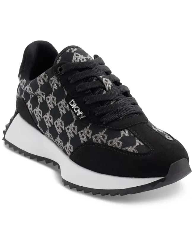 Women's Naples Checkered Running Sneakers - 1