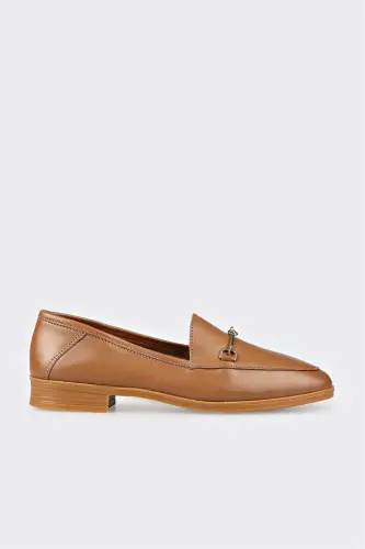 Women's Natural Leather Casual Shoes 