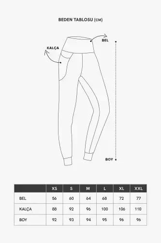 Women's Navy High Waist Jogger Sweatpants - 7