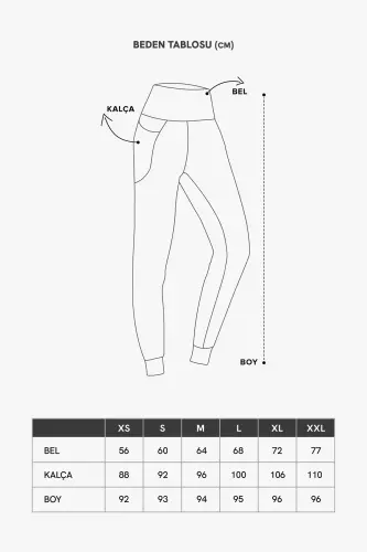 Women's Navy High Waist Jogger Sweatpants - 7