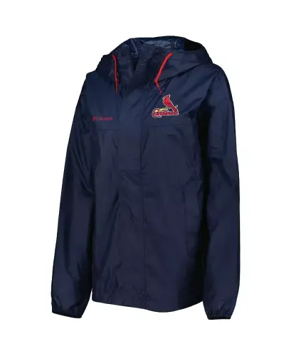 Women's Navy St. Louis Cardinals Flash Challenger Windbreaker Jacket - COLUMBIA (1)