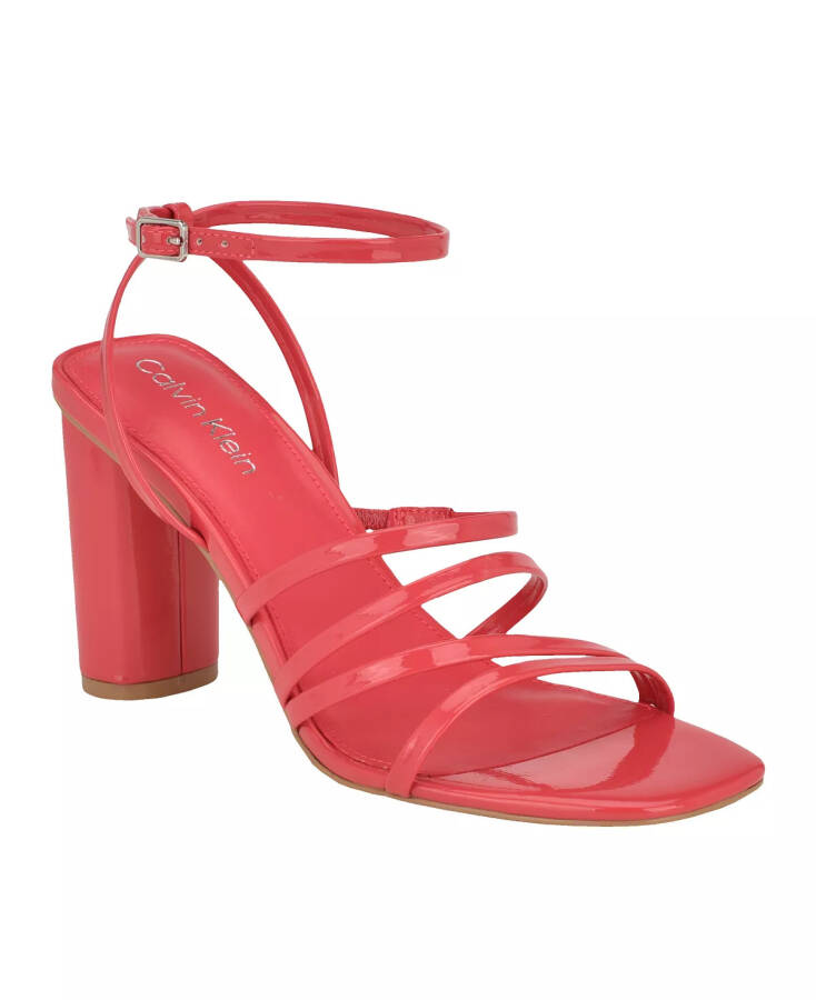 Women's Norra Strappy Dress Sandals Dark Pink - 1