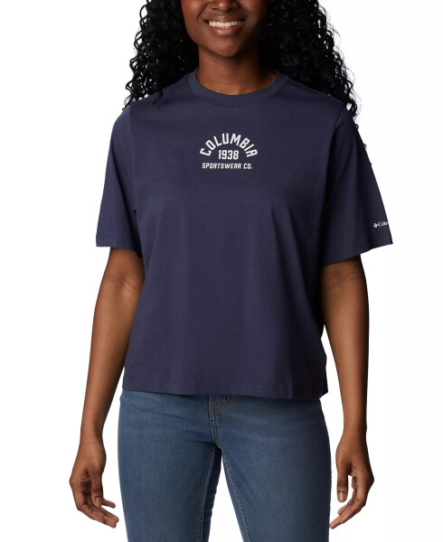 Women's North Cascades Cotton T-Shirt Nocturnal, College - 1