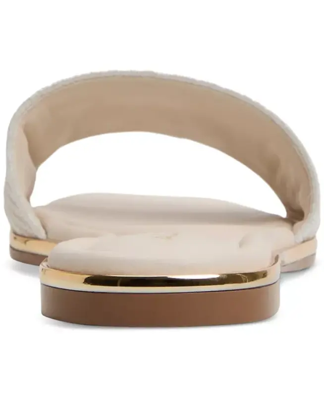 Women's Oceania Embroidered Slide Flat Sandals - 3