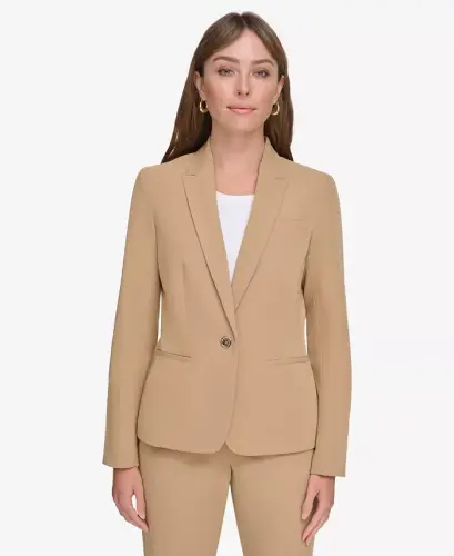 Women’s One-Button Blazer - 1