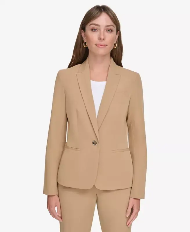 Women’s One-Button Blazer - TOMMY HILFIGER