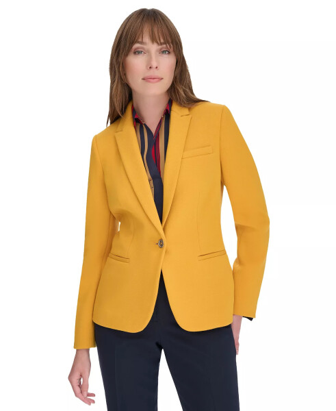 Women's One-Button Blazer Sunflower - 1