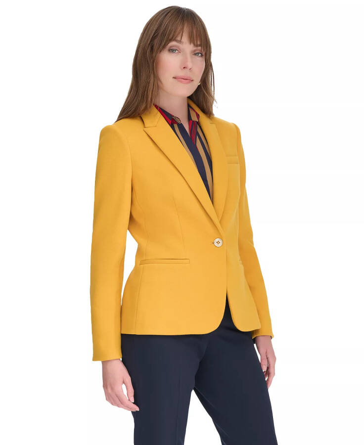 Women's One-Button Blazer Sunflower - 3