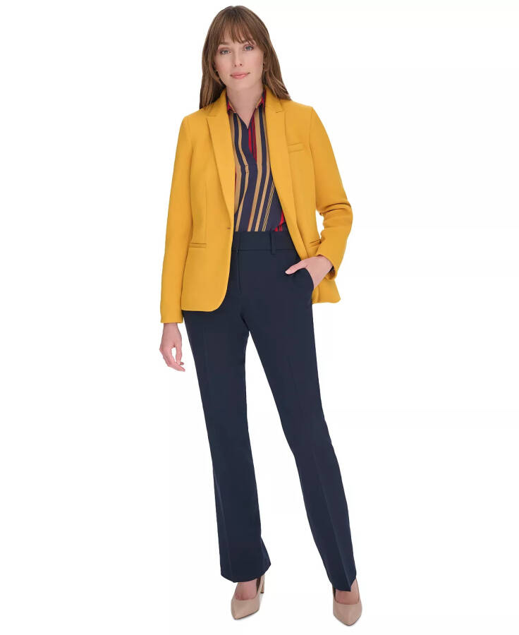 Women's One-Button Blazer Sunflower - 4