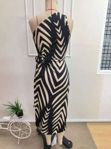 Women's One-Shoulder Strappy Side-Ruching Slit Midi Suprem Dress - 10