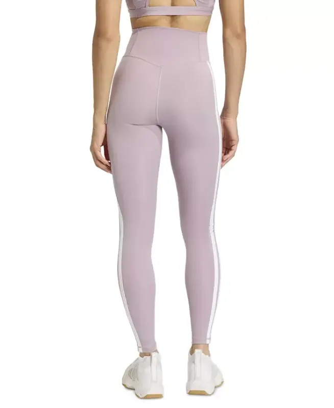 Women's Optime Essentials 7/8 Leggings - Preloved Fig/white - 5