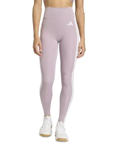 Women's Optime Essentials 7/8 Leggings - Preloved Fig/white 