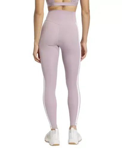 Women's Optime Essentials 7/8 Leggings - Preloved Fig/white - 5