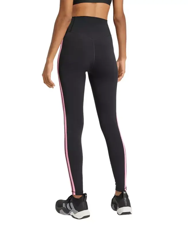 Women's Optime Essentials 7/8 Tayt - Siyah/Pembe - 5