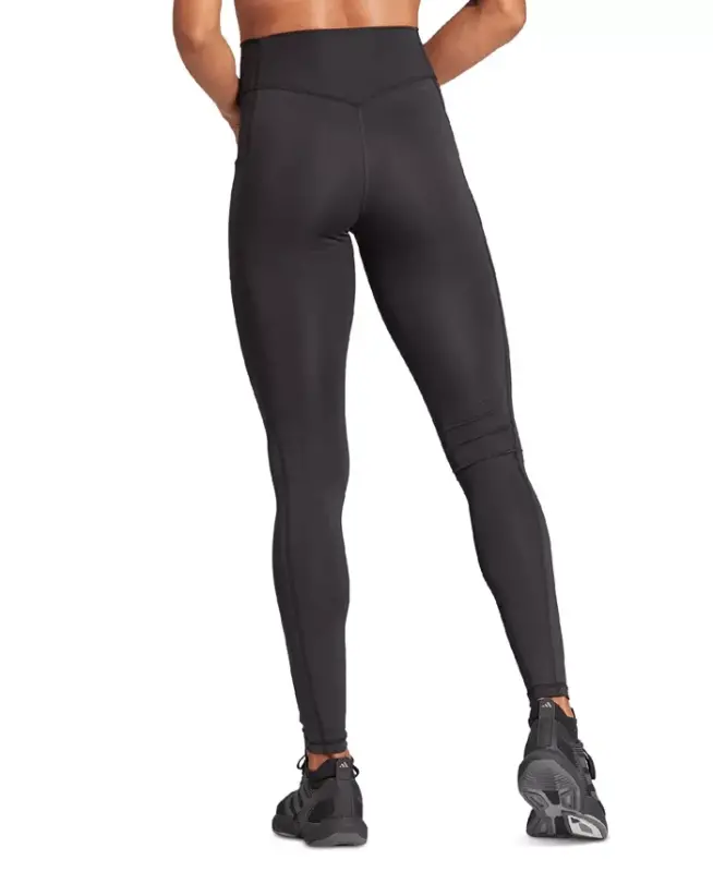 Women's Optime Moisture-Wicking Full-Length Leggings-Black - 2
