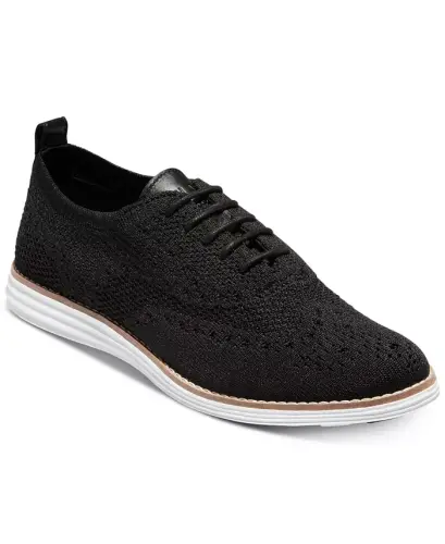 Women's Original Grand Stitchlite Oxfords-Black/White - 1