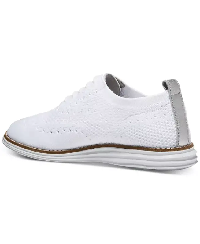 Women's Original Grand Stitchlite Oxfords-White - 3