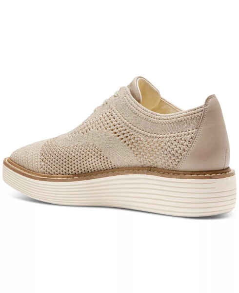 Women's OriginalGrand Stitchlite Platform Oxfords Rye, Metallic Gold - 3