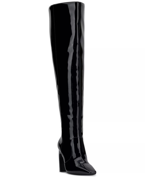 Women's Orisa Over-The-Knee Boots, Created for Modazone Black Patent - 1