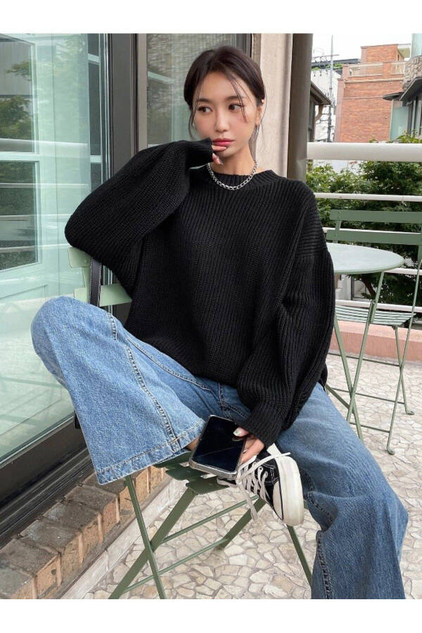 Women's Oversized Sweater - 1