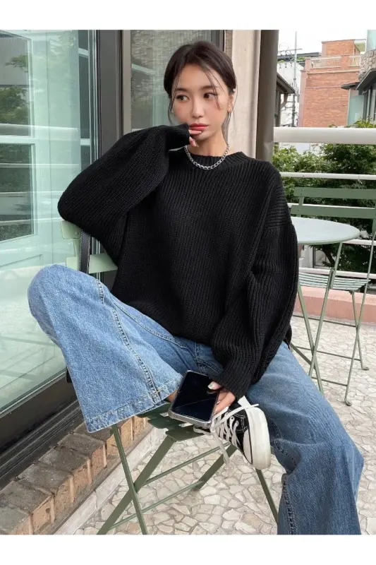 Women's Oversized Sweater - DIER MODA