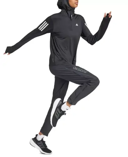 Women's Own The Run Half-Zip Sweatshirt-Black - 4