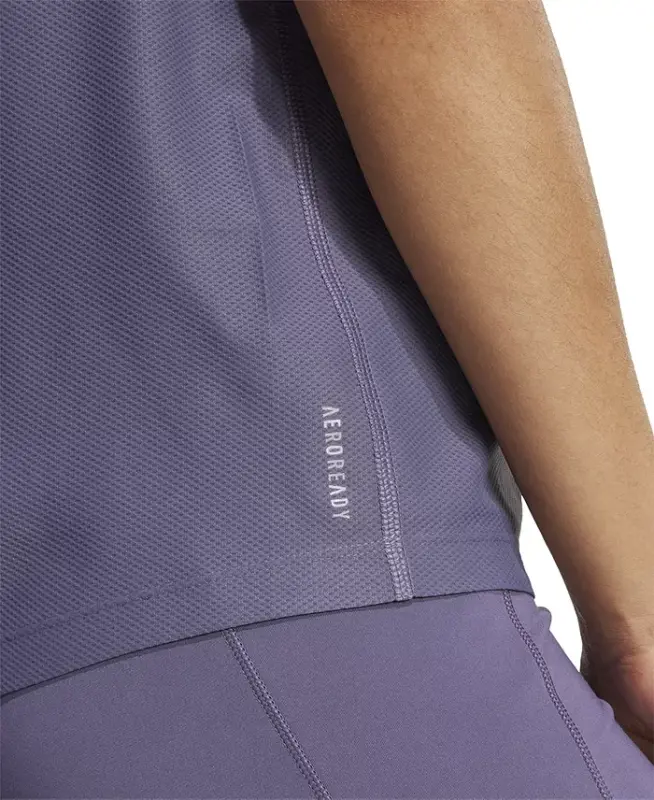 Women's Own The Run Short-Sleeve Running Tee - Preloved Violet - 3