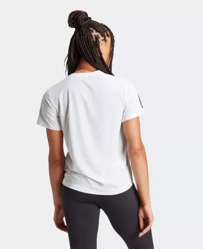 Women's Own The Run Short-Sleeve Running Tee - White - ADIDAS (1)