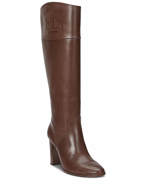 Women's Page II Tall Boots Dark Mahogany - 1