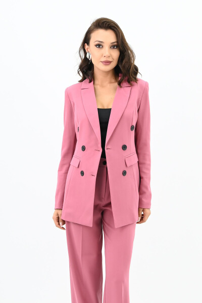 Women's Palazzo Pants Suit Jacket 0111-23 - 2