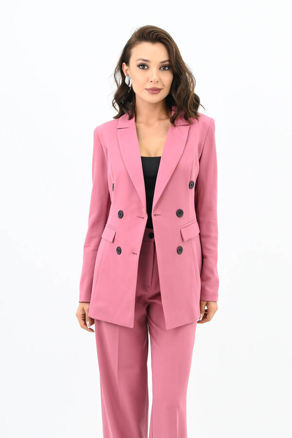 Women's Palazzo Pants Suit Jacket 0111-23 - 2